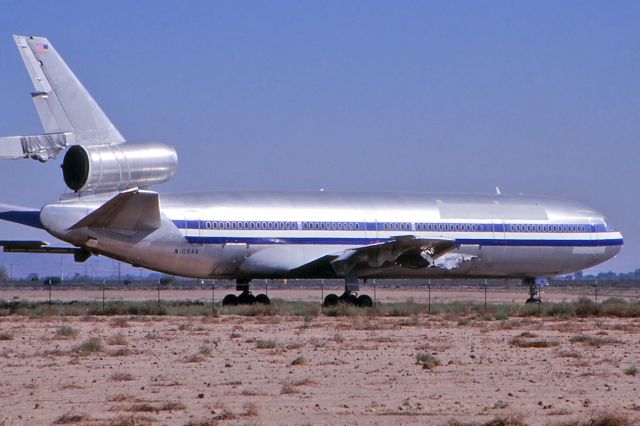 McDonnell Douglas DC-10 (N108AA) - ex-American Airlines DC-10 N108AA awaits its fate in the Arizona sunshine.