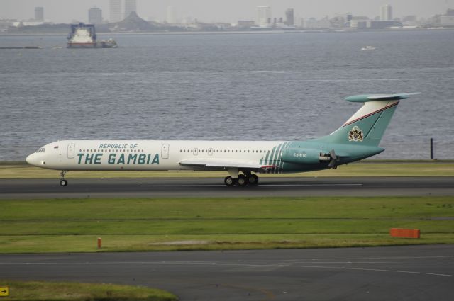 Ilyushin Il-62 (C5-RTG) - Landing at Haneda Intl Airport Rwy34R on 2013/05/31 "Gambia Gvmt VIP Flight"