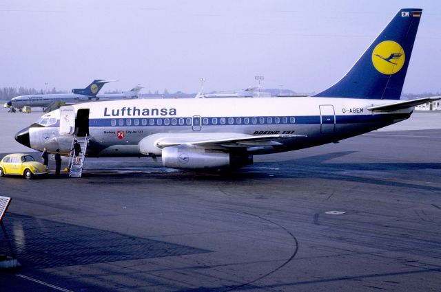 Boeing 737-100 (D-ABEM) - November 1968 at Düsseldorf (EDDL)