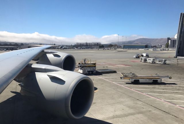 BOEING 747-8 — - Air China 747-8 pushing out to Beijing! Crazy around the world trip coming up!