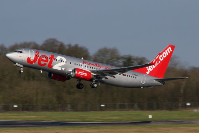 Boeing 737-800 (G-GDFC) - EXS4111 departing to Tenerife.