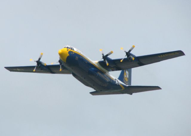 Lockheed C-130 Hercules (16-4763) - Over Barksdale Air Force Base, Louisiana.