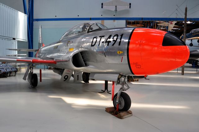 Lockheed T-33 Shooting Star (DTA491) - Lockheed T-33A Shooting Star, Royal Danish Air Force DT-491 (Danmarks Tekniske Museum)