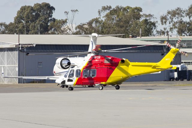 BELL-AGUSTA AB-139 (VH-ZXB) - Hunter Region SLSA Helicopter Rescue Service Limited (VH-ZXB) Finmeccanica S.P.A AW139 at Wagga Wagga Airport.