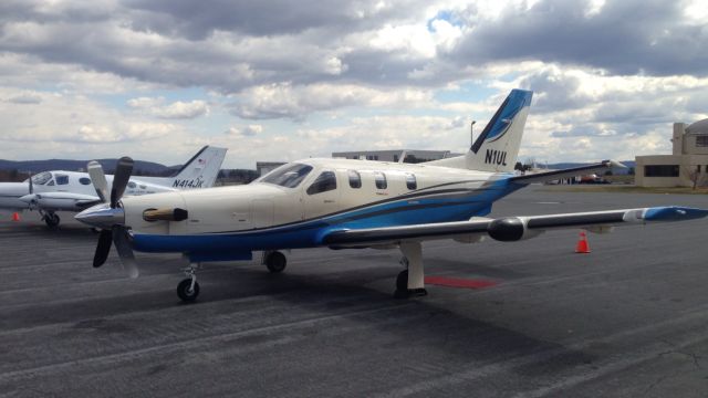 Socata TBM-850 (N1UL) - TBM-850 parked at Millenium aviation in Reading PA.