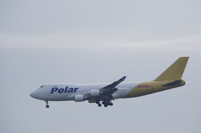 Boeing 747-400 (N416MC) - Final Approach at NRT Intl R/W34R on 209/08/25