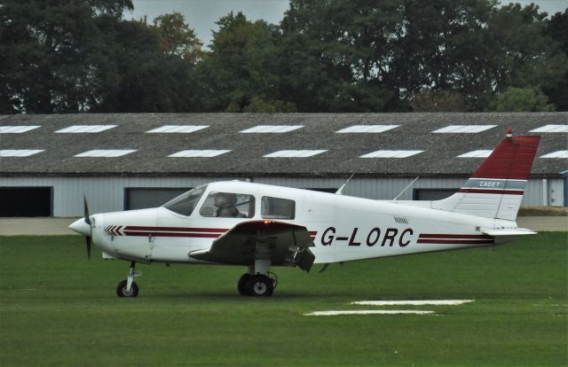 Piper Cherokee (G-LORC) - At Sywell Aerodrome 2018-09-06