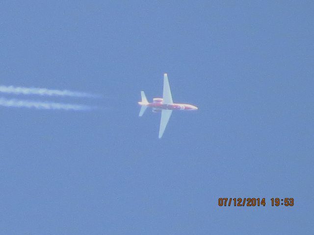 Cessna Citation Sovereign (N671MD) - BMB Aircraft LLC from STL to OKC over Baxter Springs KS (78KS) at 43k feet.