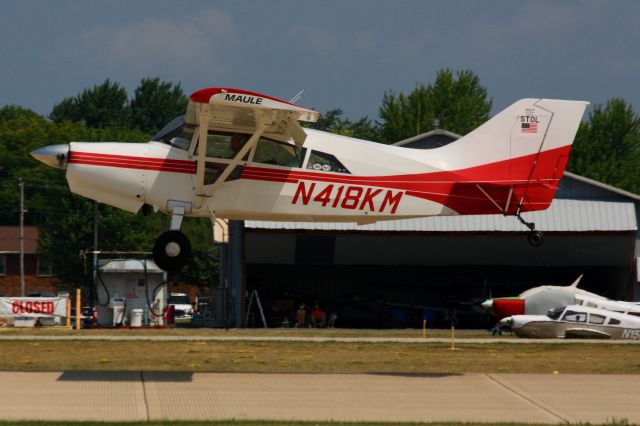 N418KM — - This Maule MX-7 landed on RW27 on July 23 2023 for EAA Air Venture 2023.