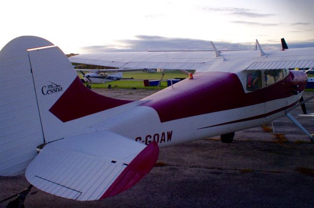 Cessna 170 (C-GOAW) - Beautiful Morning at Ottawa Rockcliffe Airport. Oct. 19, 2015