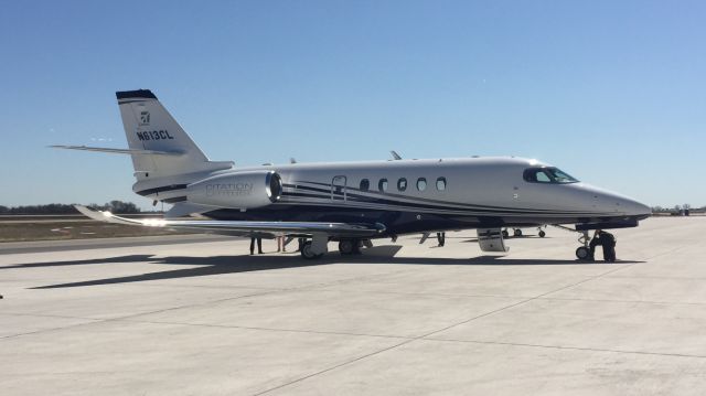 Cessna Citation Latitude (N613CL) - Registered to the manufacturer.