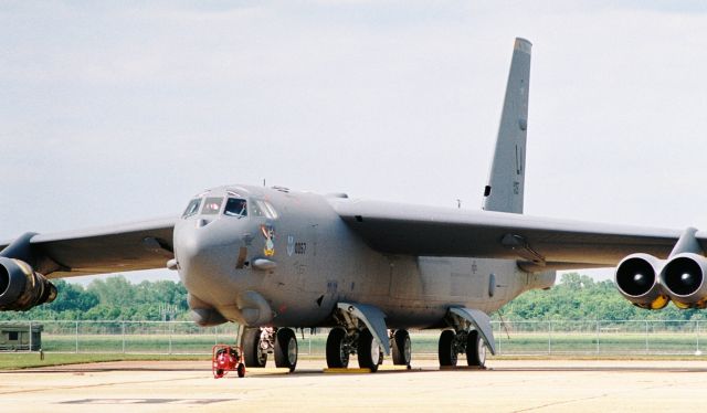 Boeing B-52 Stratofortress (60-0057) - Boeing B-52H, Ser. 60-0057, from Barksdale AFB, on ramp during the Barksdale annual airshow in May 2005.