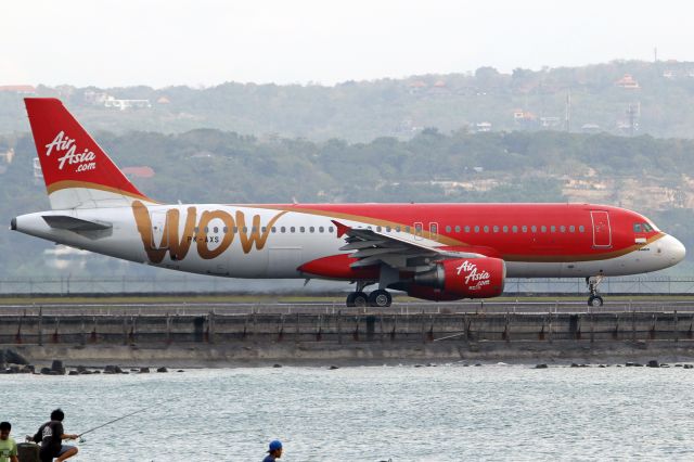 Airbus A320 (PK-AXS) - "WOW" livery