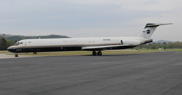 McDonnell Douglas MD-83 (XA-UVG) - A 1987 model (serial number 49663) McDonnell-Douglas MD83(SF) taxiing at Anniston Regional Airport, AL - March 29, 2025.