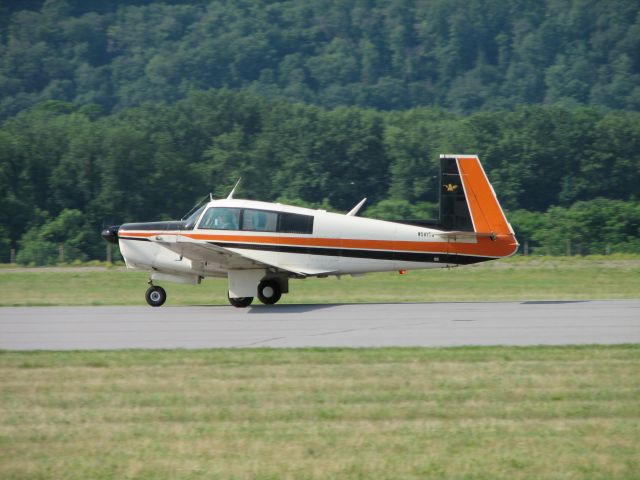 Mooney M-20 (N5617Q) - Rolling out at the 2009 WRAP Pancake Breakfast.