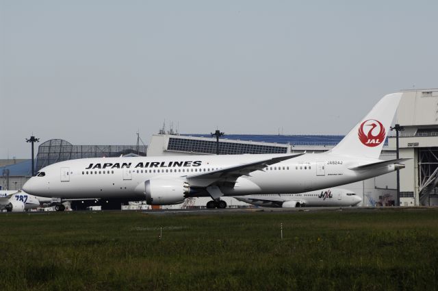 Boeing 787-8 (JA824J) - Departure at Narita Intl Airport Rnwy34L on 2012/10/13