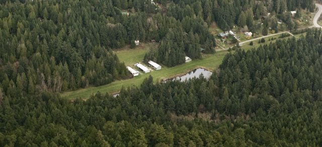 — — - Hastings Field, North Pender Island, BC.