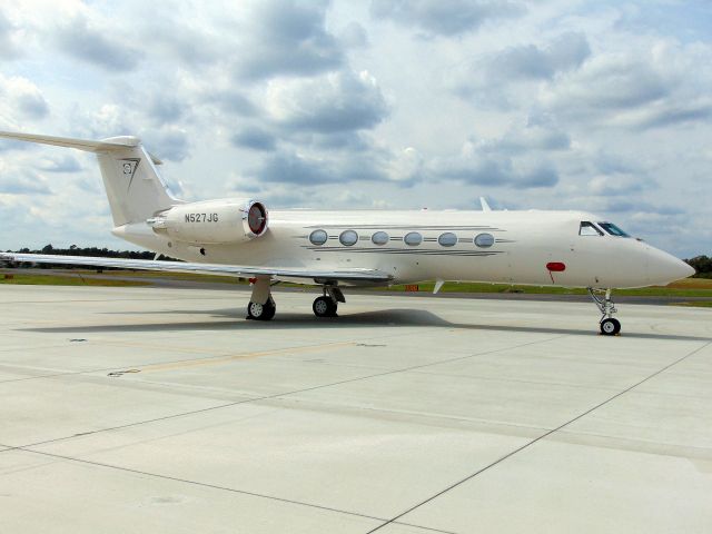 N527JG — - Pretty G-IV Aircraft on the Ramp yesterday afternoon at Grand Strand Airport (KCRE) in North Myrle Beach, SC.