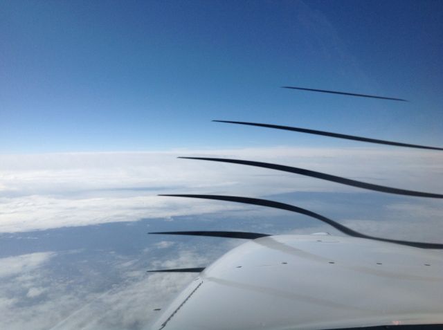 Piper Malibu Mirage (N200JP) - The view from 25K
