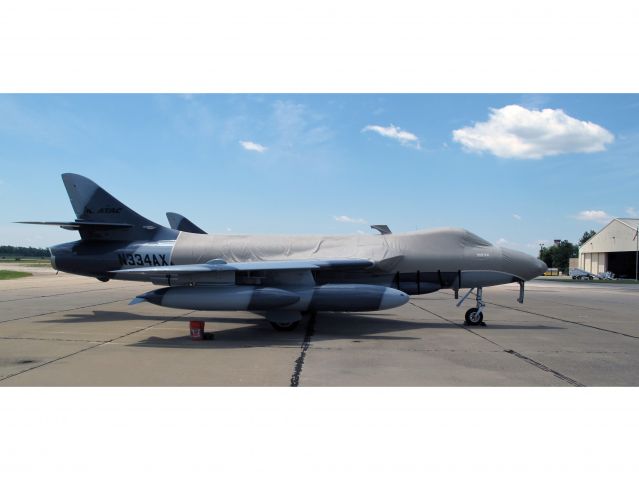 Hawker Hunter (N334AX) - No location information as the aircraft is contracted by the US military.
