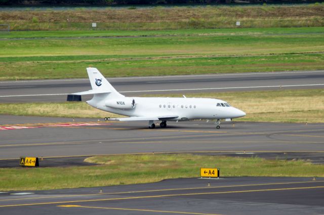 Dassault Falcon 2000 (N10X) - Belongs to Entrepreneur / Investor Brandon Dawson. Based in Portland. 