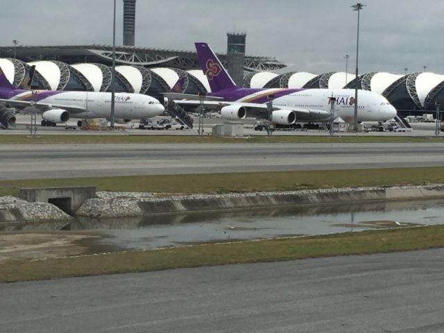 Airbus A380-800 — - Bangkok Airport