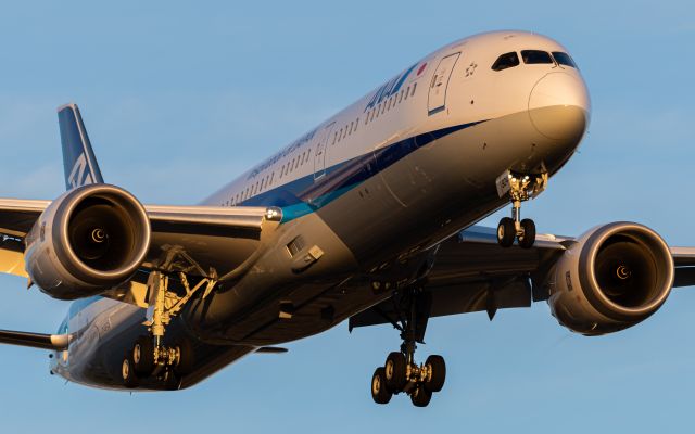 Boeing 787-9 Dreamliner (N1012N) - (BOE007) ANA 787 test flight performing a touch and go at GEG