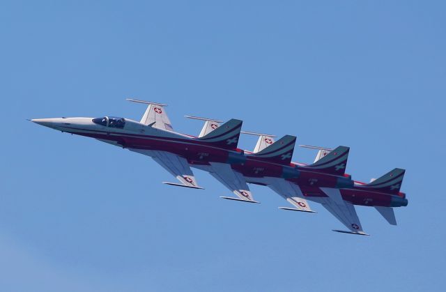 Northrop RF-5 Tigereye (J3090) - F5 Tiger de la Patrouille Suisse - Vevey 1.8.2019 Fête des Vignerons