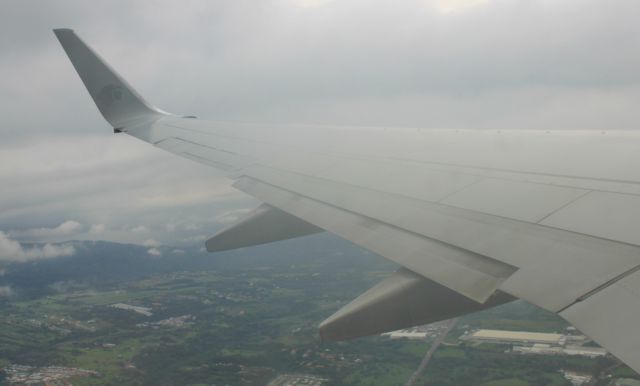 Boeing 737-700 — - Departing Costa Rica