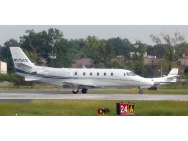 Cessna Citation Excel/XLS (N515CS) - Take off runway 24.