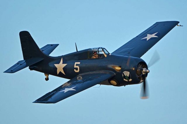 Grumman G-36 Wildcat (N5HP) - General Motors FM-2 Wildcat N5HP Kimberly Brooke at Chino, CAlifornia n April 29, 2016.