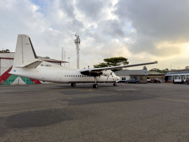 Fokker Maritime Enforcer (5Y-JWZ) - At Nairobi Wilson Airport. MSN 20208. 11-MAR-223. 