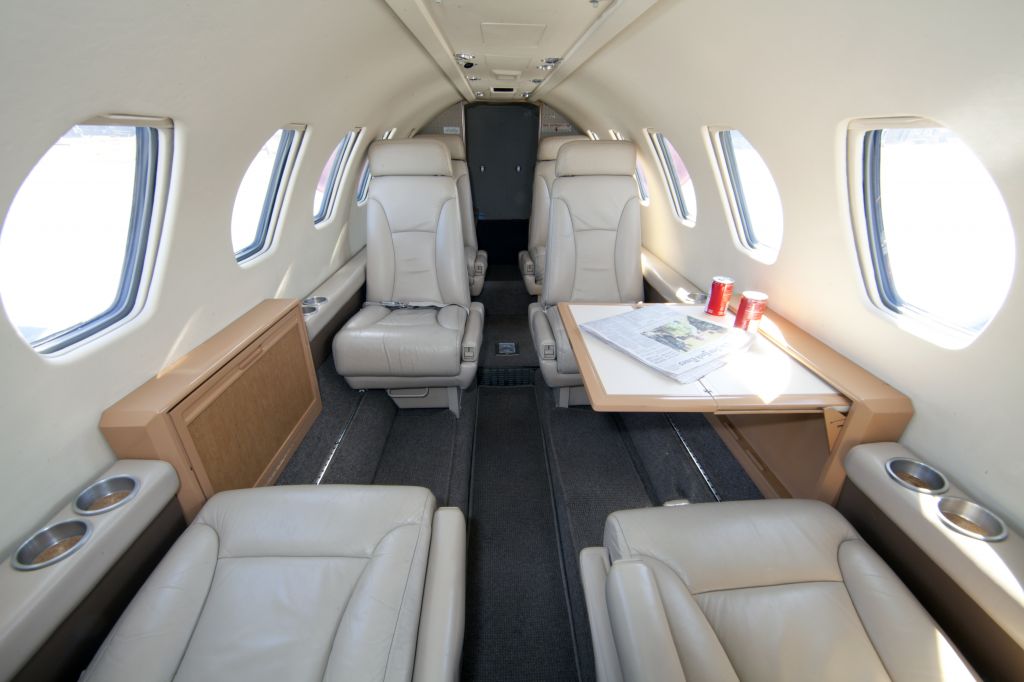 Cessna Citation V (N365EA) - Brand new interior - ready for charter!  CFM (Corporate Flight Management) has 3 x King Air 100, 2 x Phenom 100 and 2 x Citation V available for charter in the New York metropolitan area KDXR KHPN KTEB KBDR  a rel=nofollow href=www.FLYCFM.COMwww.FLYCFM.COM/a