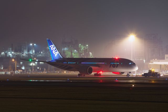 Boeing 787-8 (JA802A) - Matsuyama Airport