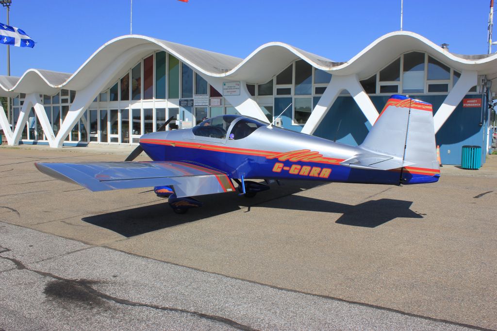 Vans RV-6 (C-GARA) - C-GARA RV-6 VanS RVA à l'Aéroport de Trois-Rivières CYRQ QC. 13-07-2019