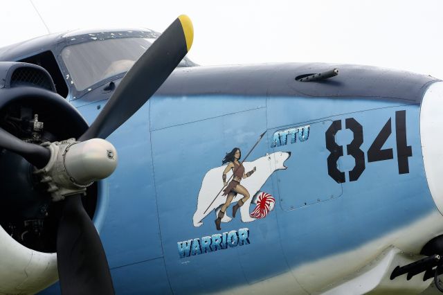 OAKLAND Centaurus (N7670C) - Beautiful Nose Art on this Warbird