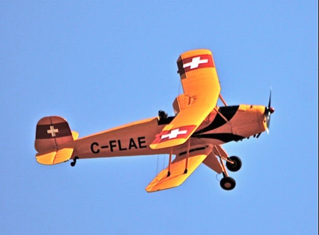 SSH T-131 Jungmann (C-FLAE) - BUCKER "Bu131" "JUNGMAN" AT ST THOMAS AIR SHOW, 24 JUNE 2011