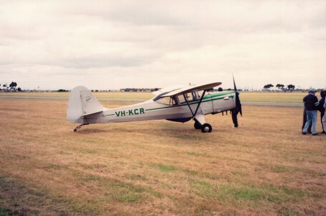 VH-KCR — - Auster at Point Cook Airshow December 1993.