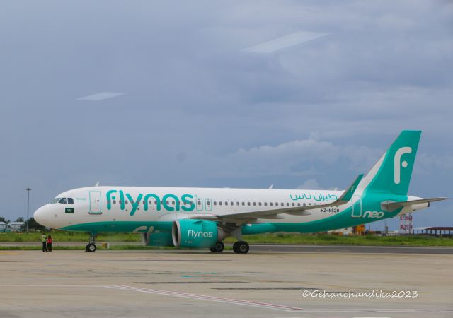 Airbus A320 (HZ-NS29) - flynas is a leading Saudi Arabian low-cost carrier. Soaring from Velana International Airport - Maldives