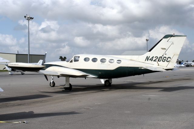 Cessna 421 (N420GC) - 08-Apr-11