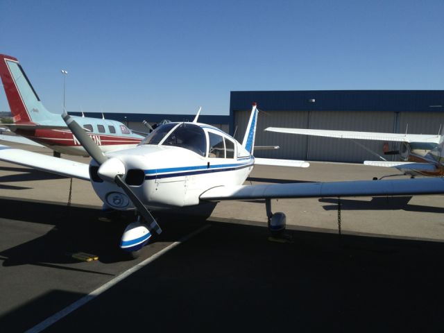 Piper Cherokee (N6615W) - My bird at the mechanic.