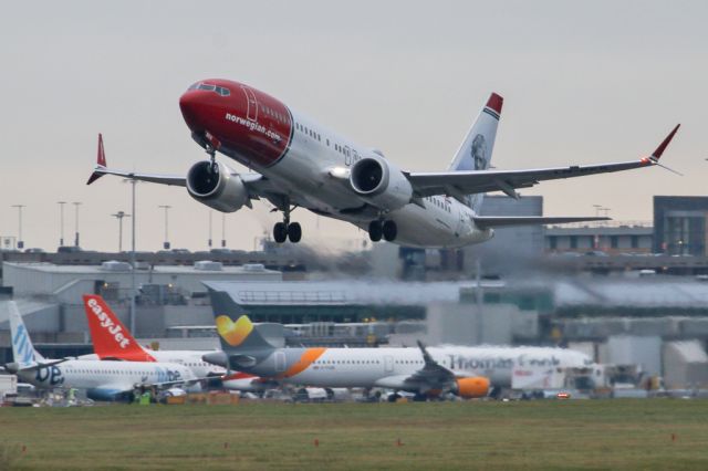 Boeing 737 MAX 8 (LN-BKB) - NAX4480 returning to Stockholm