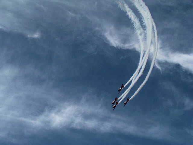 North American T-6 Texan — - Aeroshell Aerobatic Team at Tico Warbird Airshow.