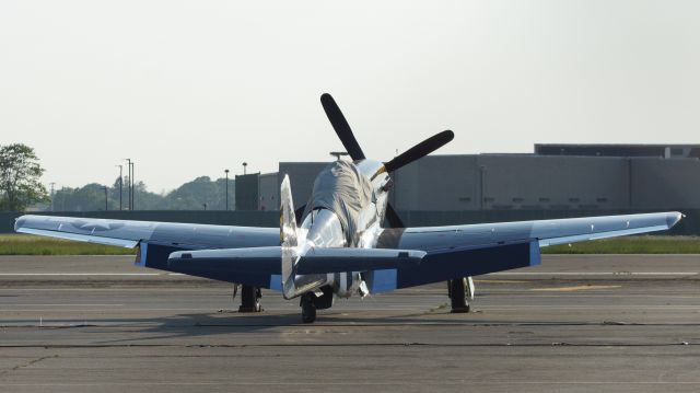 North American P-51 Mustang — - P-51 at rest after performing at Bethpage Airshow 2016.