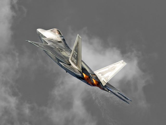 Lockheed F-22 Raptor (10-4192) - Razz Larson in the USAF F-22 Raptor from the Air Combat Command F-22 Demonstration Team at Langley Air Force Base Performing at the Cleveland National Airshow on 3 Sep 2023.