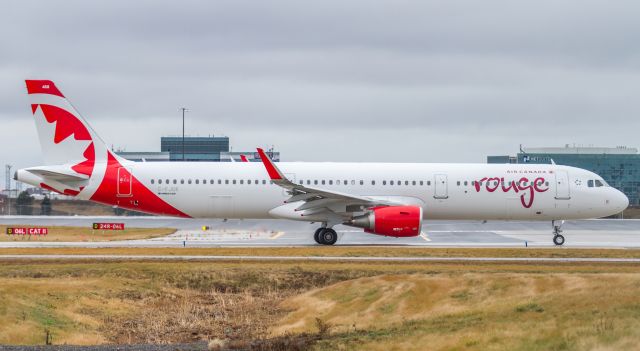 Airbus A321 (C-FJOK) - Brand new out of the factory A321s for AC Rouge!