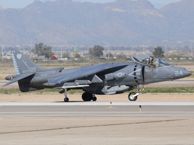 16-3883 — - Marine Corps McDonnell-Douglas AV-8B Harrier BuNo 163883 #24 from VMA-311 Tomcats based at Marine Corps Air Station Yuma