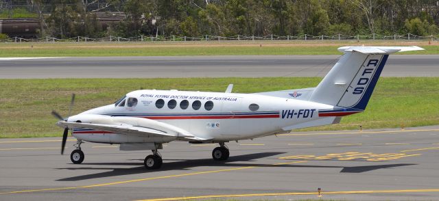 Beechcraft Super King Air 200 (VH-FDT) - Taken at Gladstone Airport,Qld on 1st December, 2013.