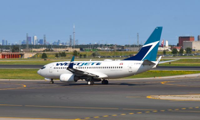 Boeing 737-700 (C-GYWJ) - WestJet Boeing 737-7CT(WL) C-GYWJ in Toronto 