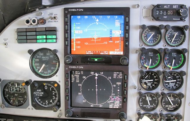Beechcraft King Air 100 (N24EM) - Chelton Avionics.